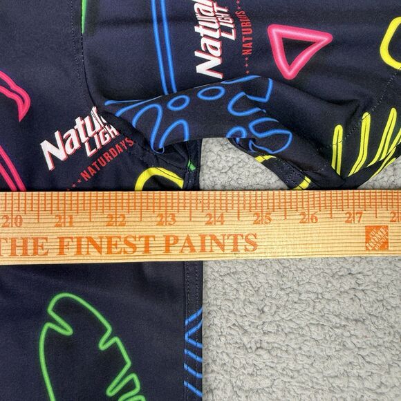 Tropical Bros Natural Light Shirt Mens XL Naturday Retro Flamingo Beer Hawaiian - Picture 7 of 10